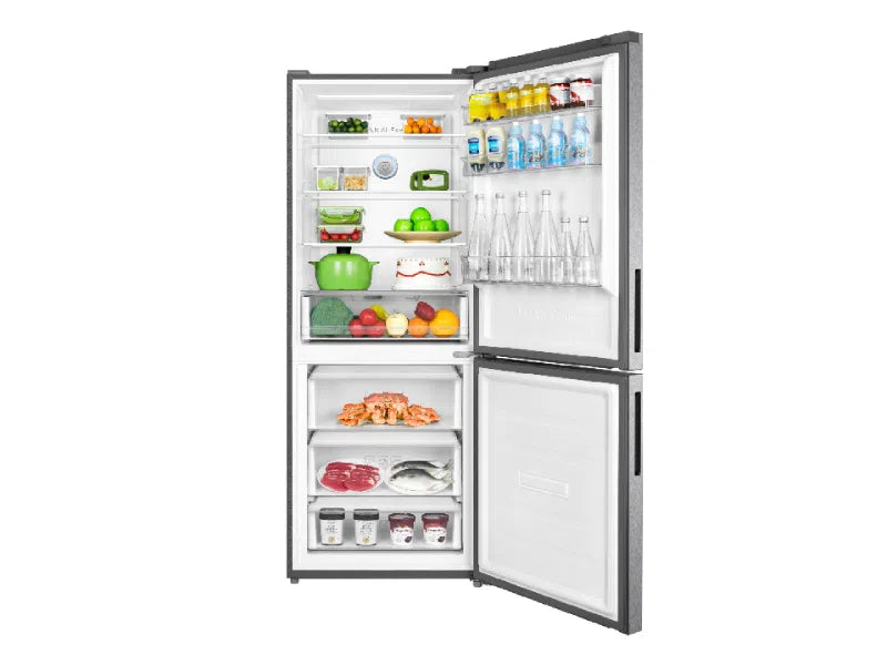TCL - Bottom Mounted Refrigerator, 540L, Inox - P540BFN