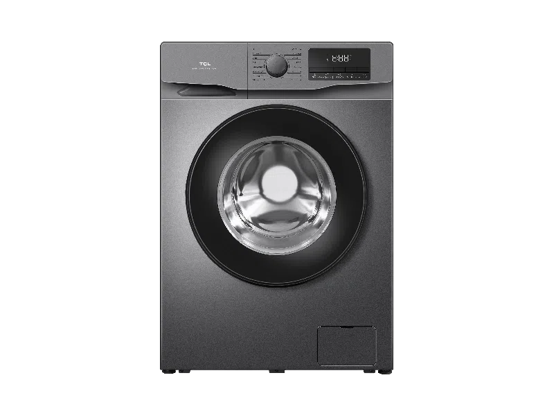 TCL - Front Loading Washing Machine, 7kg, Silver - P607FLG