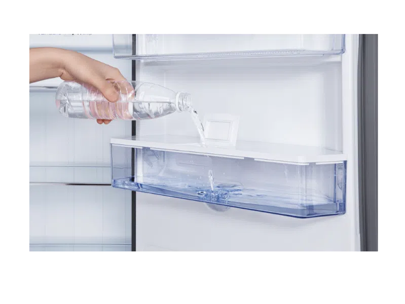 TCL - Side by side refrigerator, Gross capacity: 790L, Inox color - P790SBSNWD