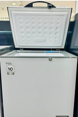 TCL Inverter Chest Freezer, 190L gross capacity, 137L net capacity, Silver Color - F188CFISL