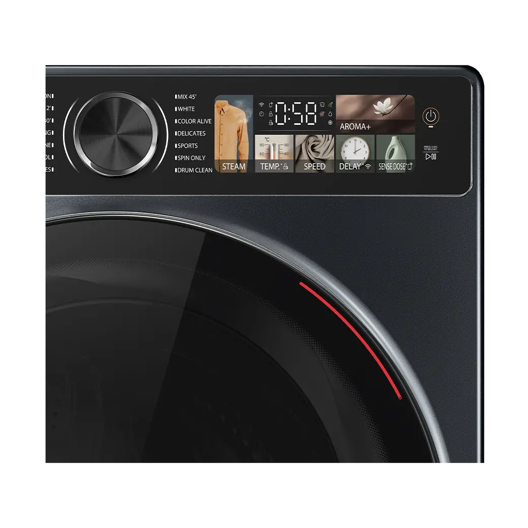 Toshiba - Front Load Washer Dryer 13kg Wash / 8kg Dry – Morandi Gray - TWD-T25BZP140MWB(MG)