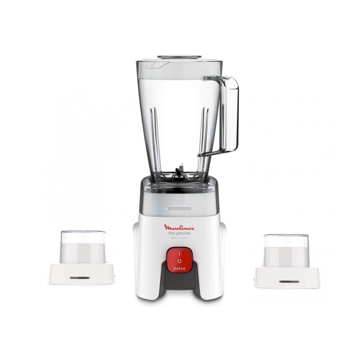 MOULINEX Blender, Genuine 1.75L, 500W, 2 Attachments - LM242B28