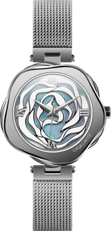 CIGA Design R-Series Danish Rose Quartz Stainless Steel Wristwatch R012-SISI-W3