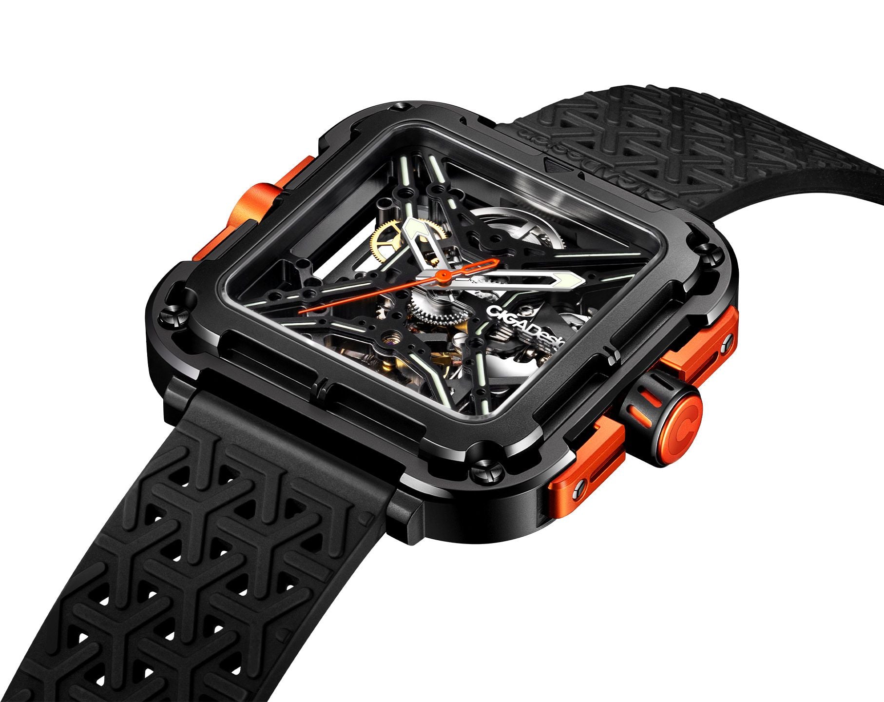 極々美品 ＣＩＧＡ　ＤＥＳＩＧＮ　シガ　デザイン　Ｘ０１１－ＢＬＯＧ－Ｗ２５ＢＫ CIGA Design Automatic Mechanical Watch Series X Gorilla X011-BLOG